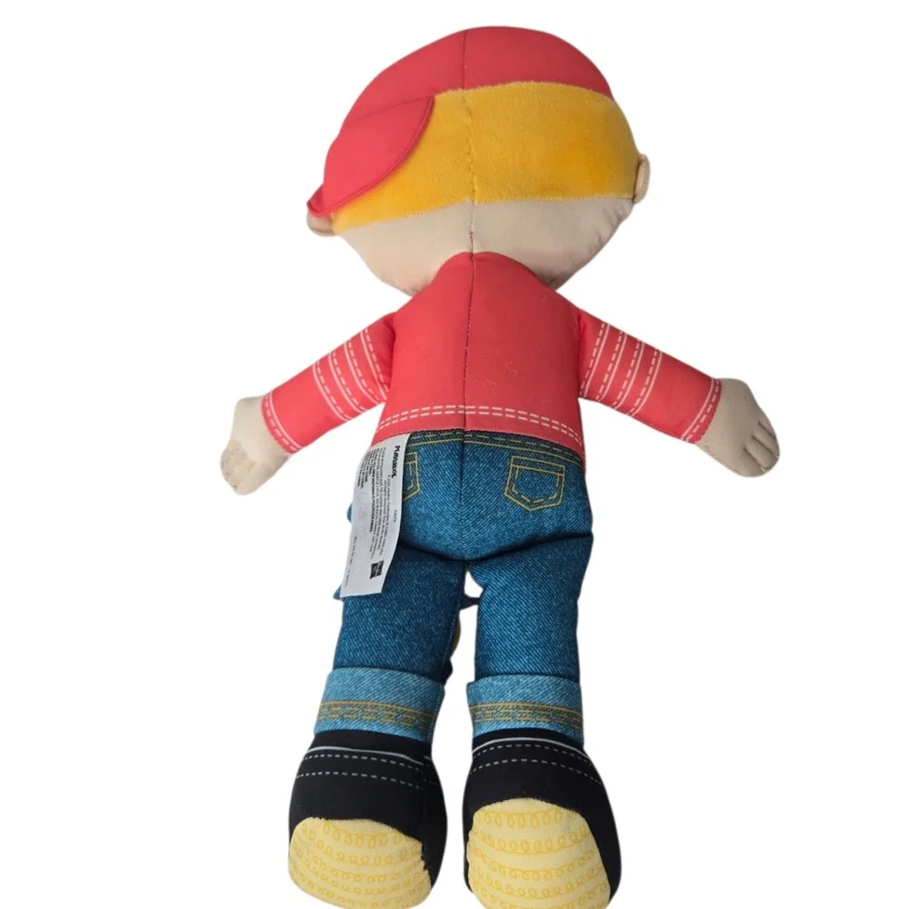Playskool Dressy Kids Plush Boy Doll Learn To Dress Teaching‎ Toy Zipper Shoes